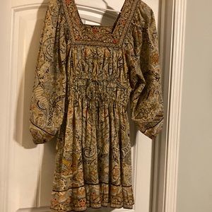 Boho printed Mini dress